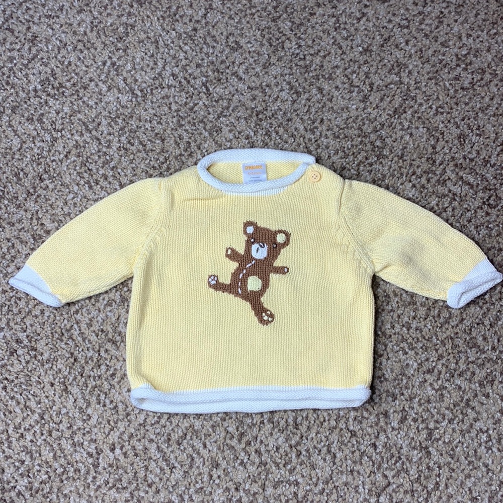 Vintage Gymboree Bear Sweater
